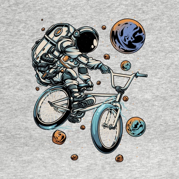 Astronaut BMX Bike Tricks by theprettyletters